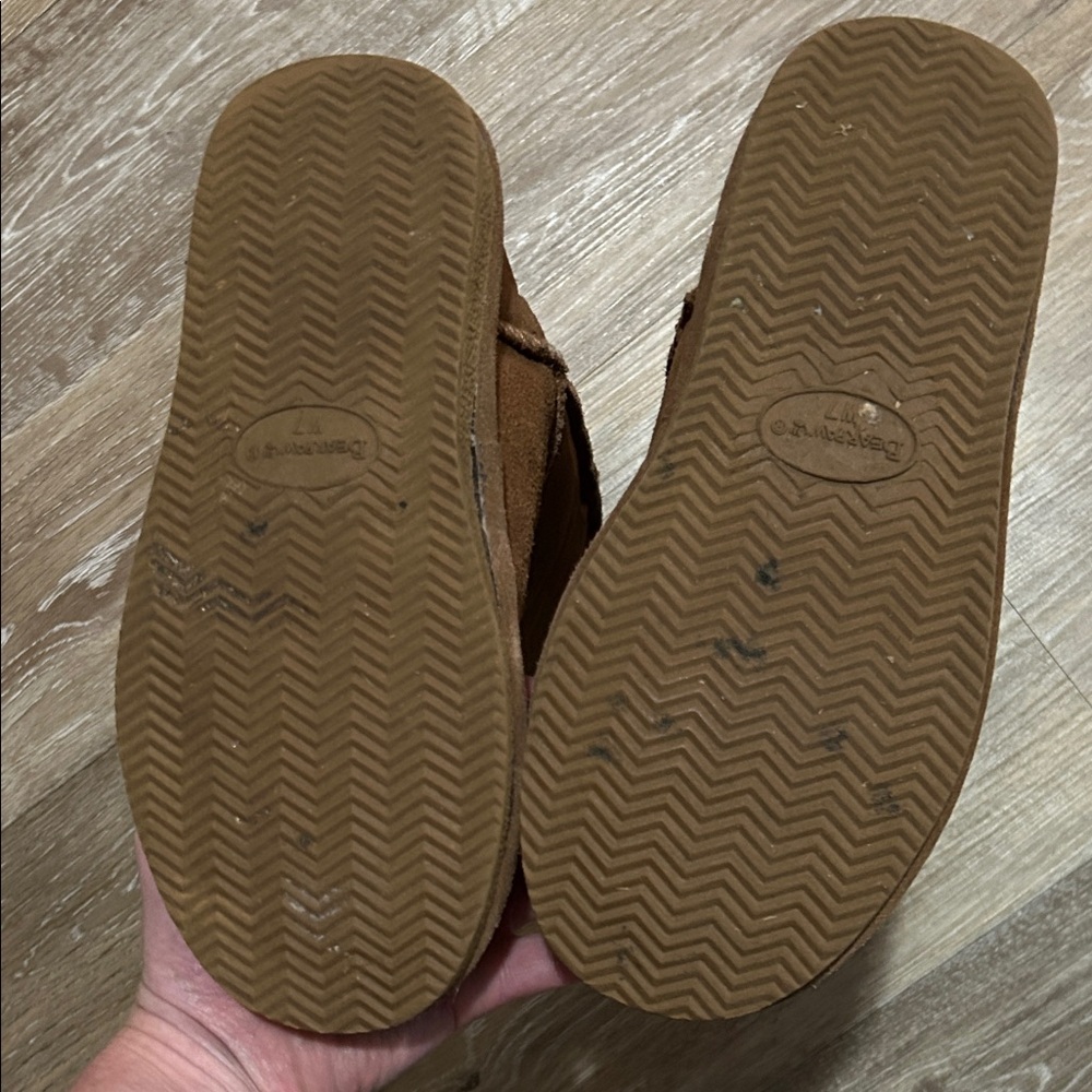 BearPaw Tall Chestnut Genuine Suede Sheepskin Boots - Picture 8 of 12